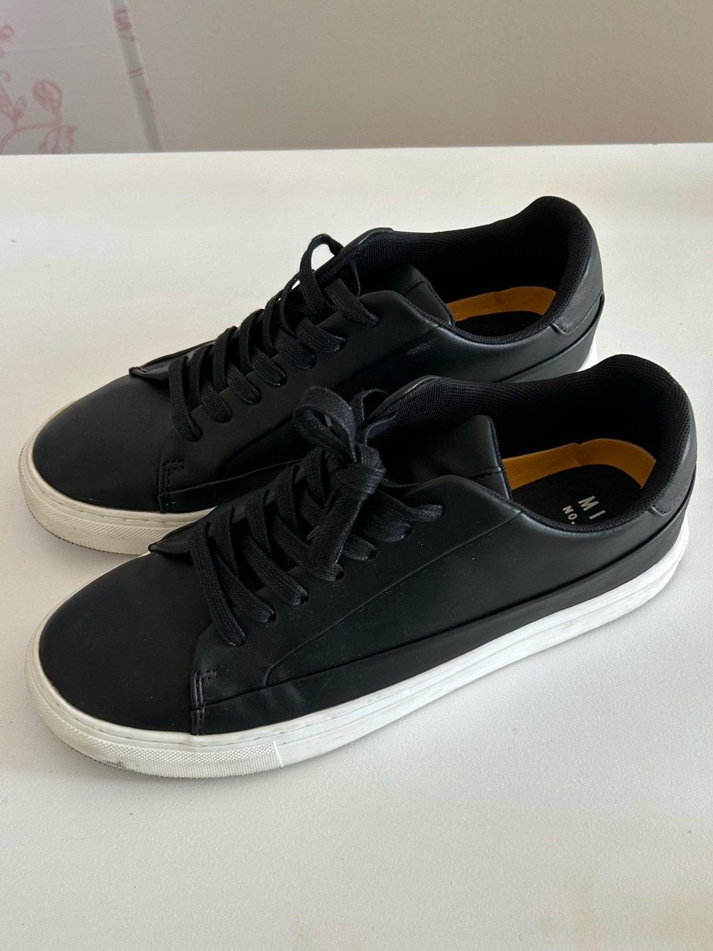 Mix No. 6 Black Sneakers with White Sole